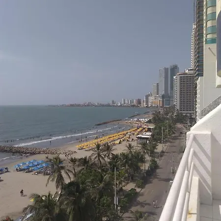 Apartamento Vista Al Mar En Edificio Mar Adentro Bocagrande Cartagena